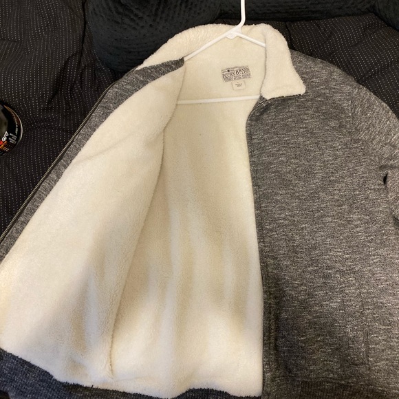 Comfy Lucky Brand full zip sweatshirt. Warm. - Picture 2 of 6